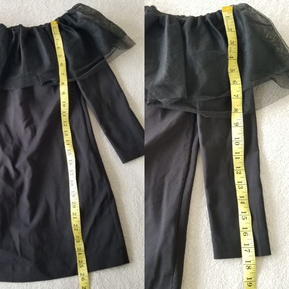 ZARA Trafaluc Tulle Off Shoulder Mini Little Black Dress NWT - Picture 5 of 8